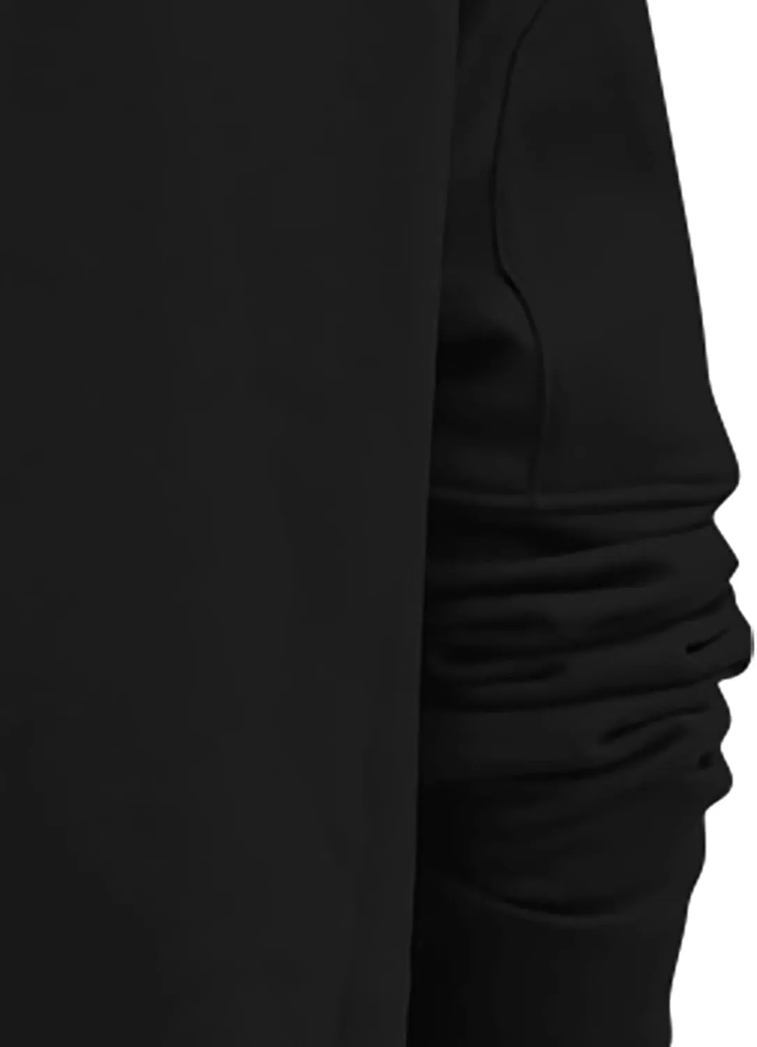 Mens Zip Up Hoodie Vintage Long Sleeve Hoodie Half Zipper Hooded Sweatshirt Top Workwear Multi Fleece Men's Hoodie