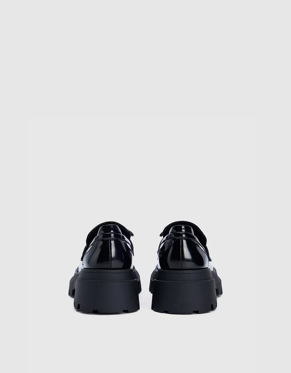 Metallic Detail Loafers