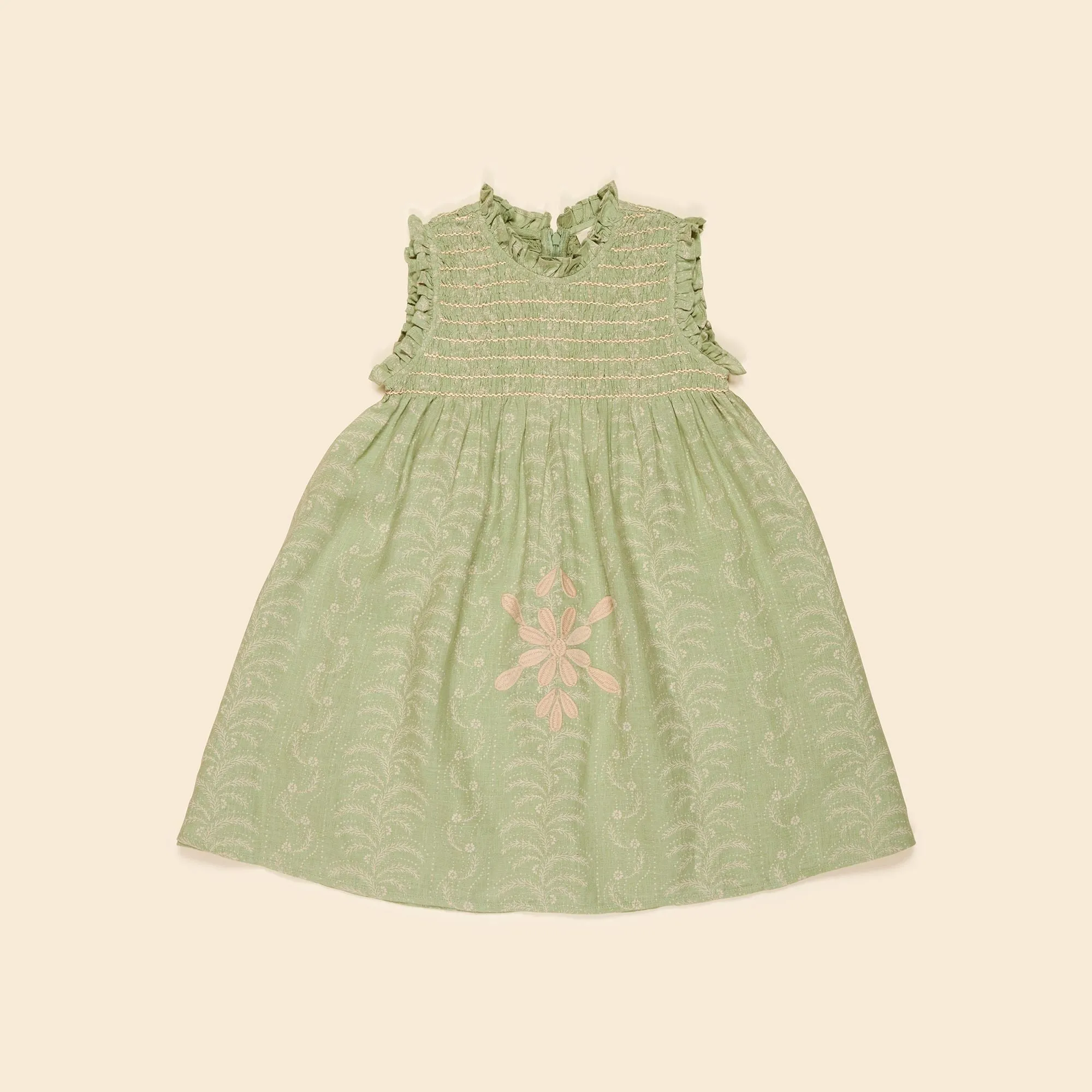 Mia Smock Dress in Wallflower
