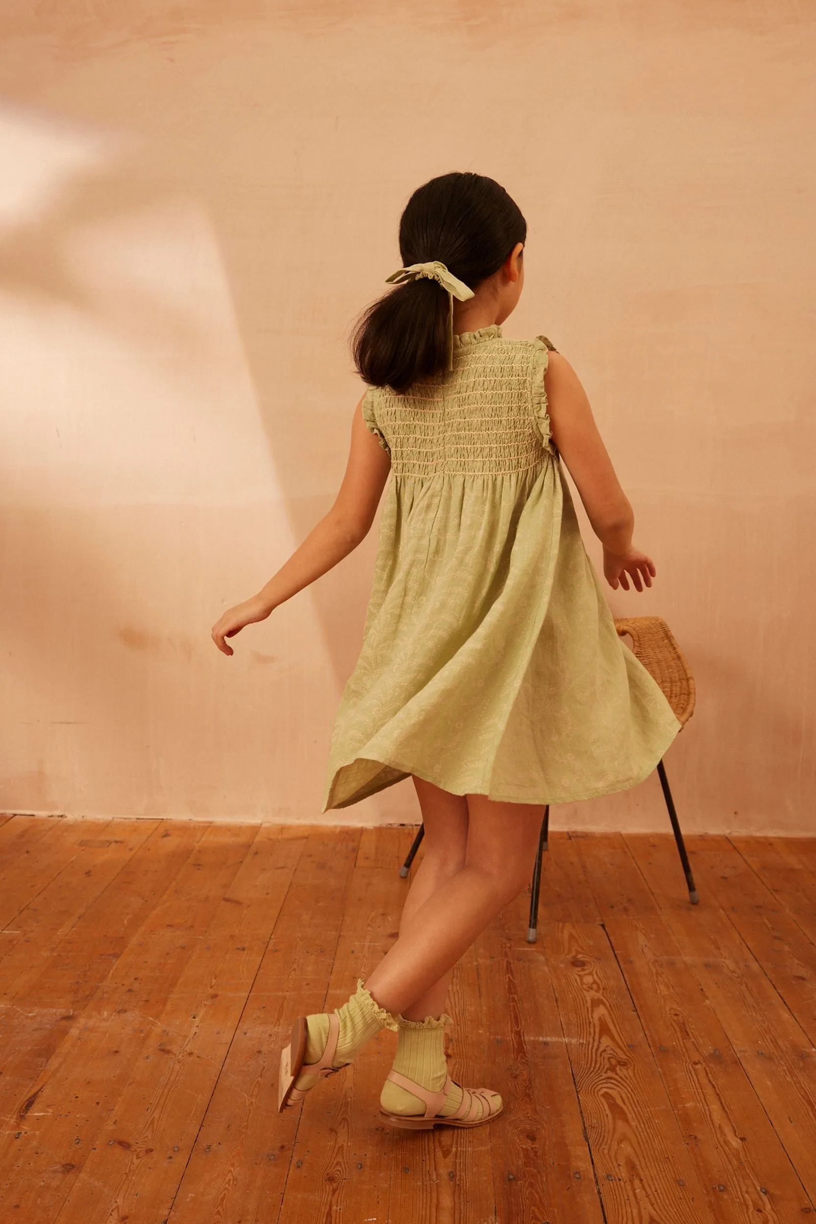 Mia Smock Dress in Wallflower