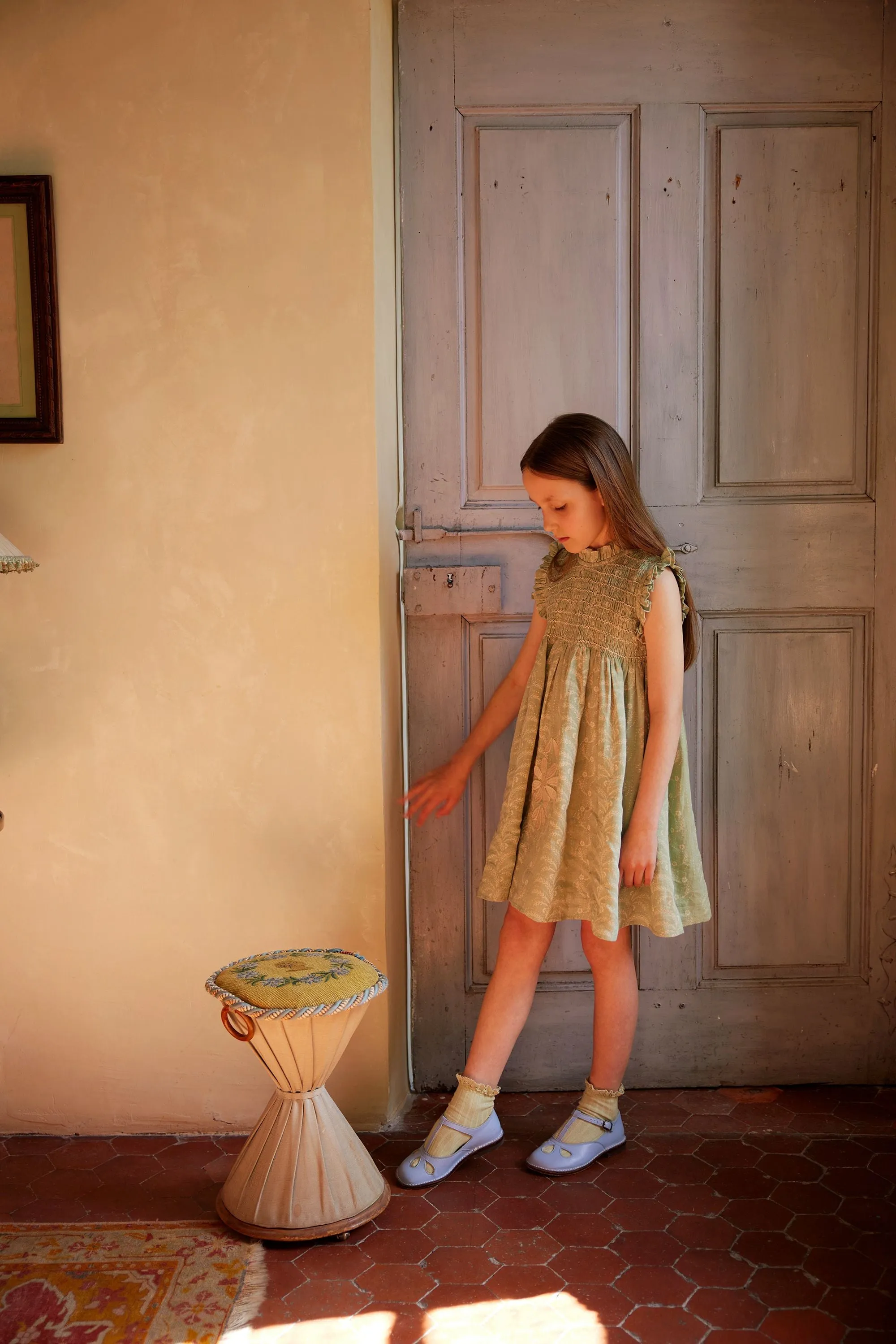 Mia Smock Dress in Wallflower