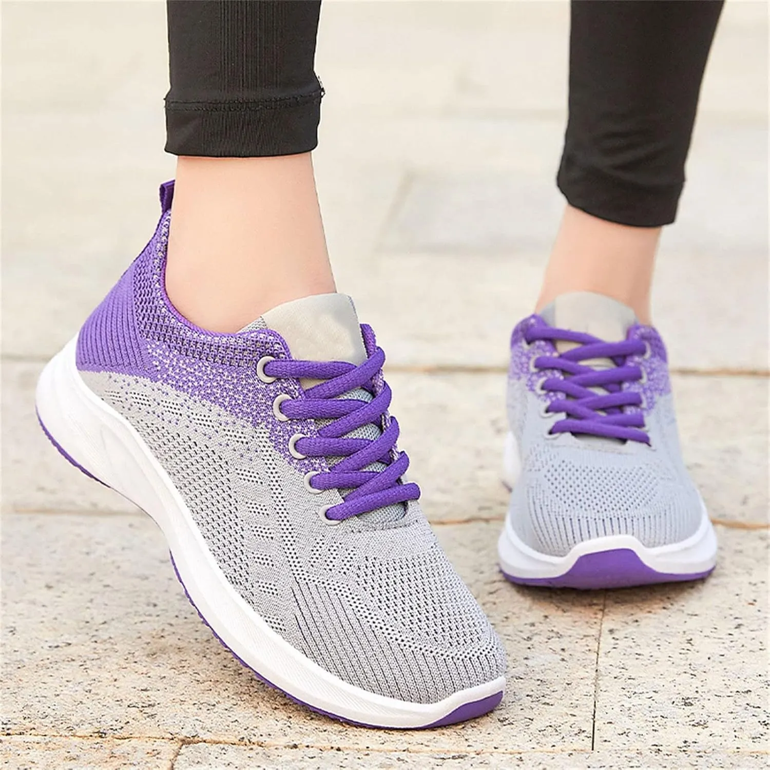 Mmoneyake Womens Sneakers Air Cushion Running Tennis Shoes Lightweight Tennis Walking Shoes Mesh Breathable Gym Work Fashion Sneakers Plantar Fasciitis Tennis Sneaker Arch Support Walking Shoe