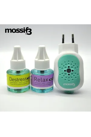 Mossif3 Naturiquid Mosquito Repellent with Heater - 2 Pack