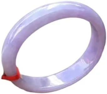 Natural Violet Jade Bangle- violet Jade Bangle from Myanmar For women (Blue, 60-62mm) (Green, 52-54mm)