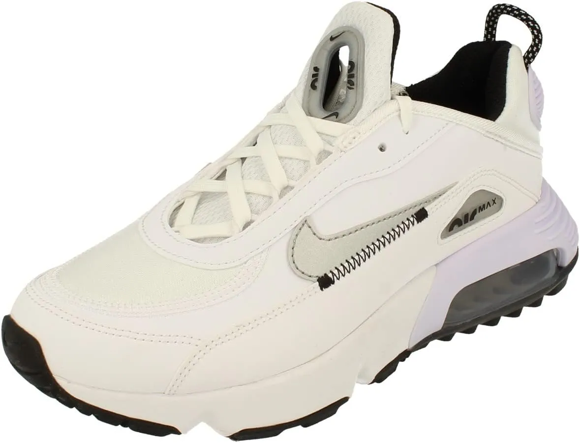 Nike Air Max 2090 C/S GS Trainers DH9738 Sneakers Shoes (UK 4 US 4.5Y EU 36.5, White Metallic Silver 100)