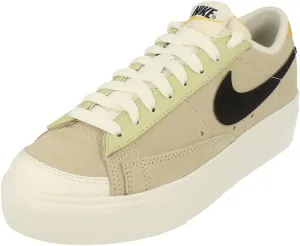 Nike Womens Blazer Platform Trainers DQ0884 Sneakers Shoes (UK 8 US 10.5 EU 42.5, Light Stone Off Noir 100)