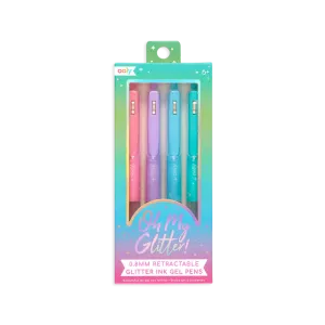 Ooly Oh My Glitter! Retractable Glitter Gel Pens (set of 4)