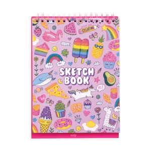 Ooly Sketch and Show Standing Sketchbook - Cute Doodle World