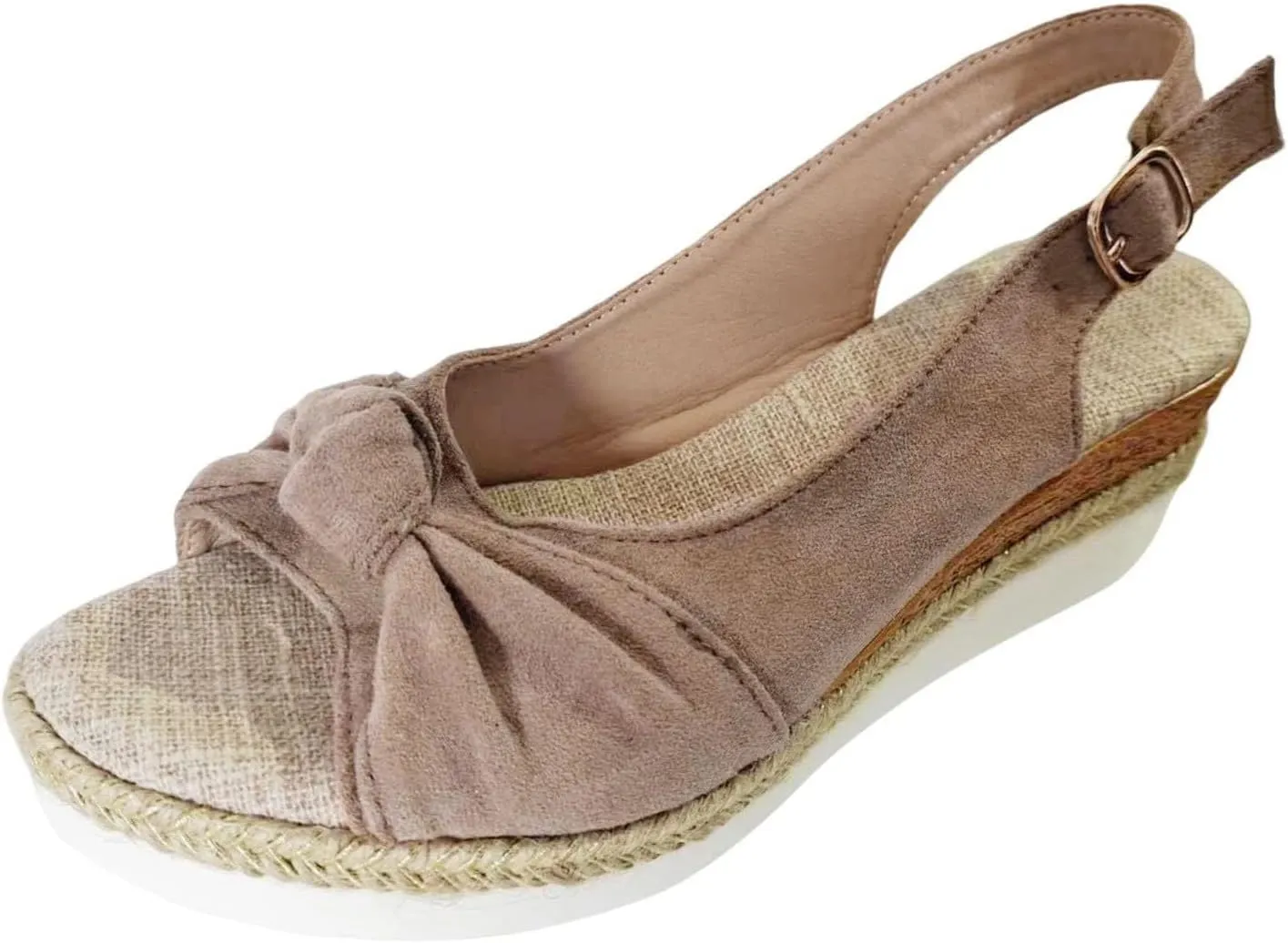 Orthopedic Sandals for Women Arch Support Wedge Sandals, Summer Dressy Open Toe Ankle Strap Platform Sandal Beach Casual Slip on Dress Shoes Comfortable Walking Slippers