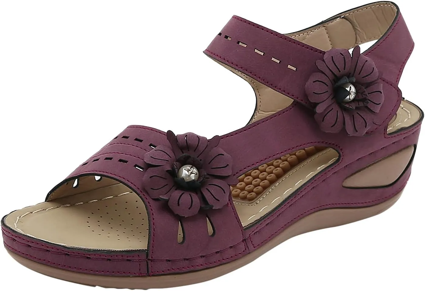 Orthopedic Slippers for Women 6 Wide All Black Orthopedic Shoes for Women Heeled Sandals for Women Arch Support Ladies Leather Sandals Plantar Fasciitis Sandals Closed Toe Black Shoes Women Dressy