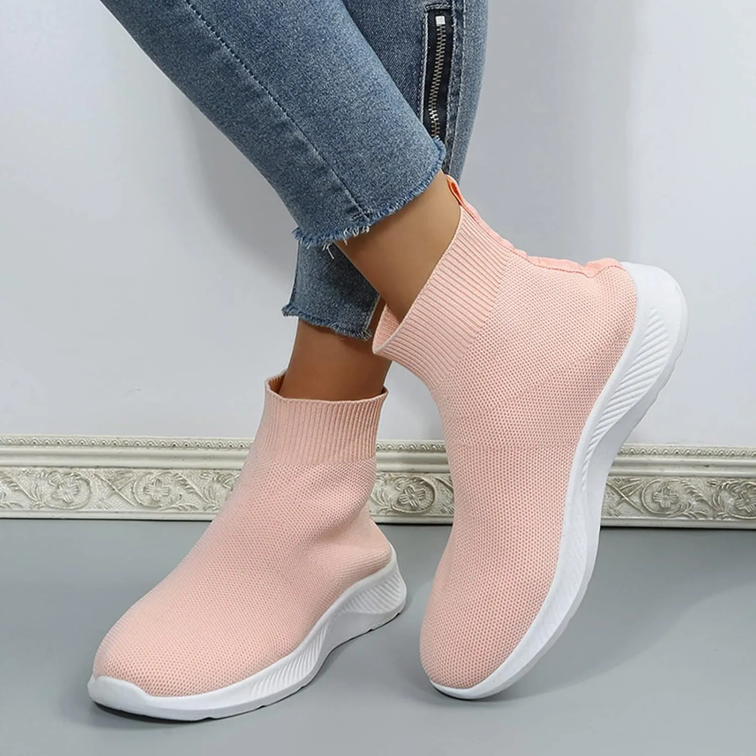 Orthotic Dress Shoes for Women Plantar Fasciitis Zapatos OrtopDicos De Trabajo para Mujeres Black Shoes Women Wide Womens Walking Sneakers with Arch Support Wide Width Women's Everyday Shoes Work