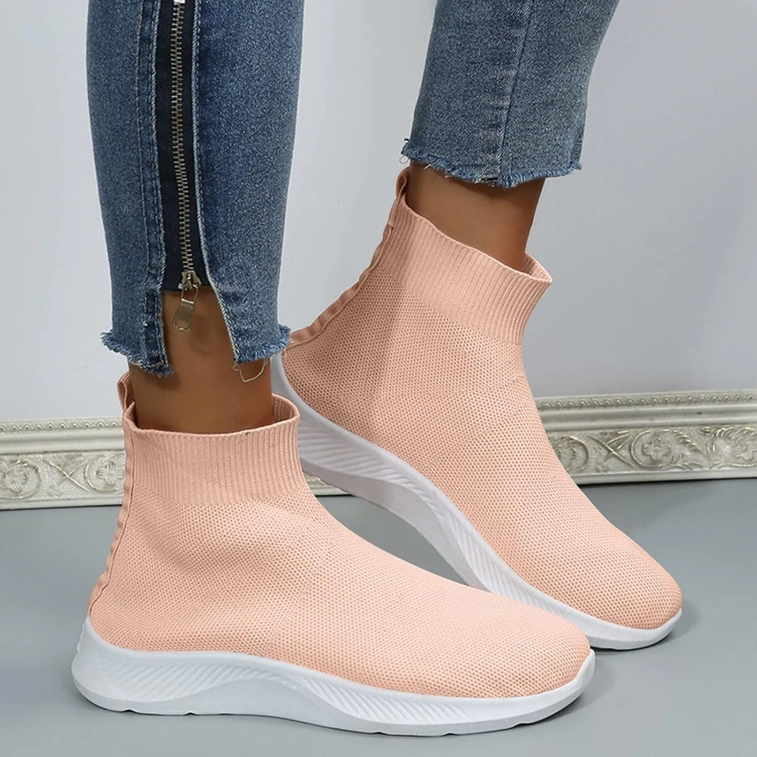 Orthotic Dress Shoes for Women Plantar Fasciitis Zapatos OrtopDicos De Trabajo para Mujeres Black Shoes Women Wide Womens Walking Sneakers with Arch Support Wide Width Women's Everyday Shoes Work