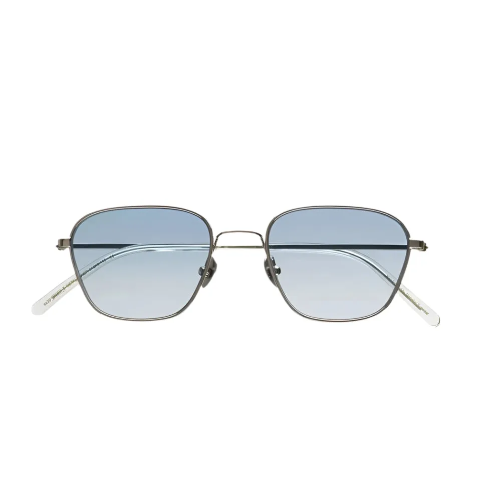 Otis, Silver, Blue Gradient Lens