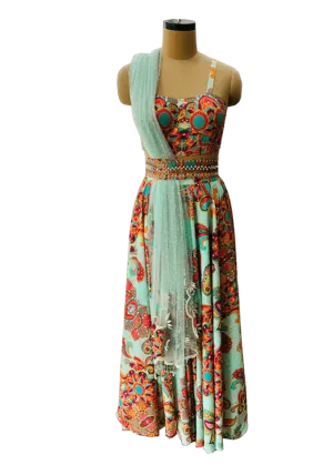 Paisley Lehenga Set