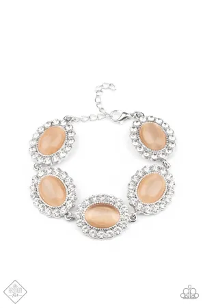 Paparazzi Demurely Diva - Orange Bracelet