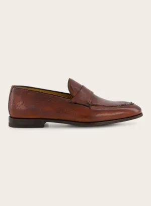 Penny loafers vann leer