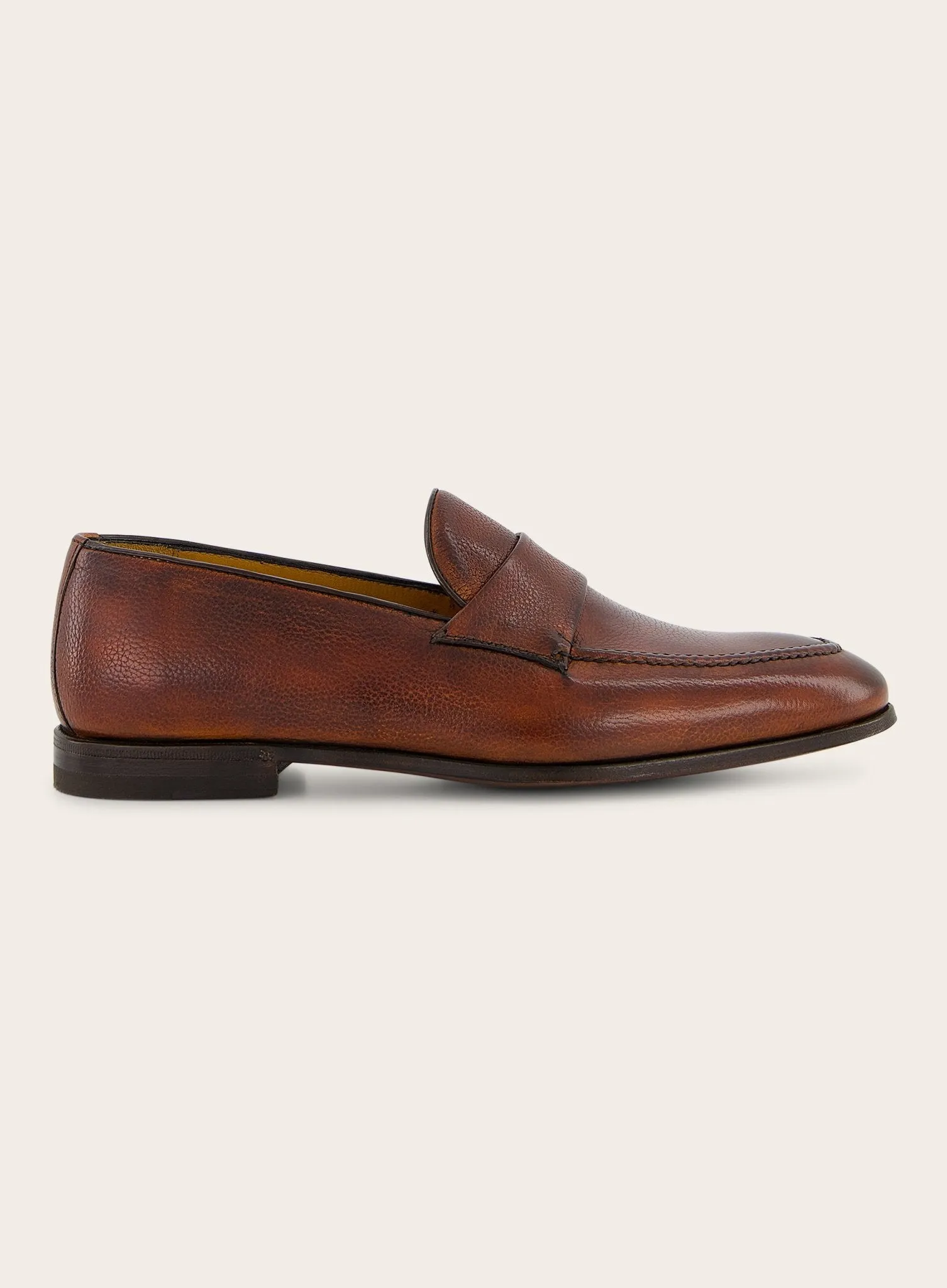 Penny loafers vann leer
