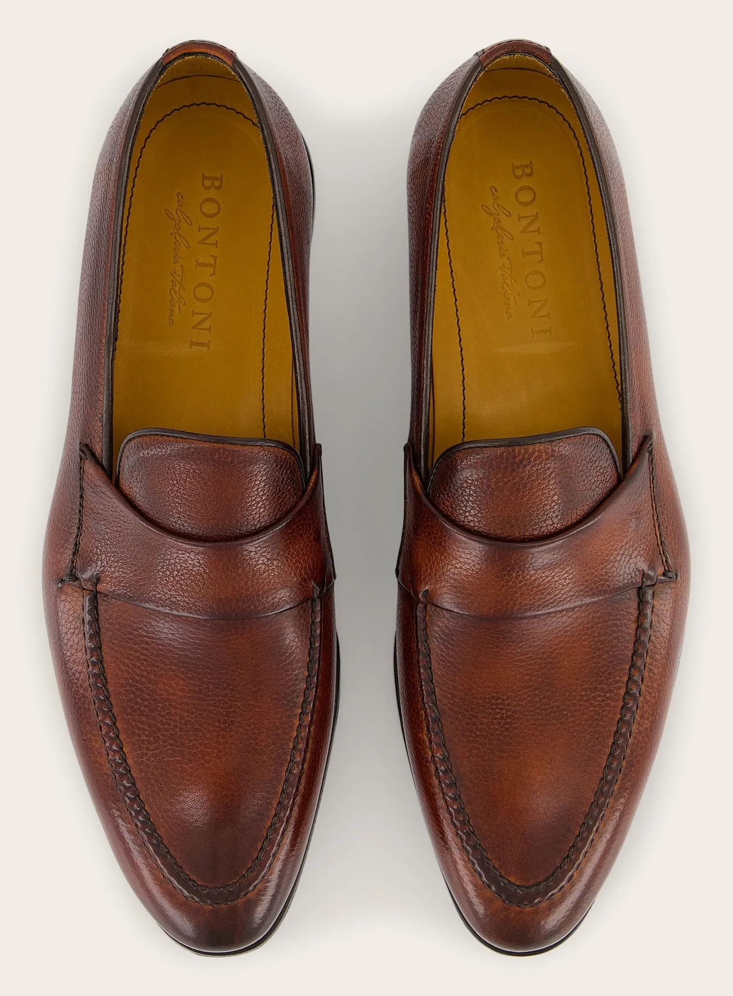 Penny loafers vann leer