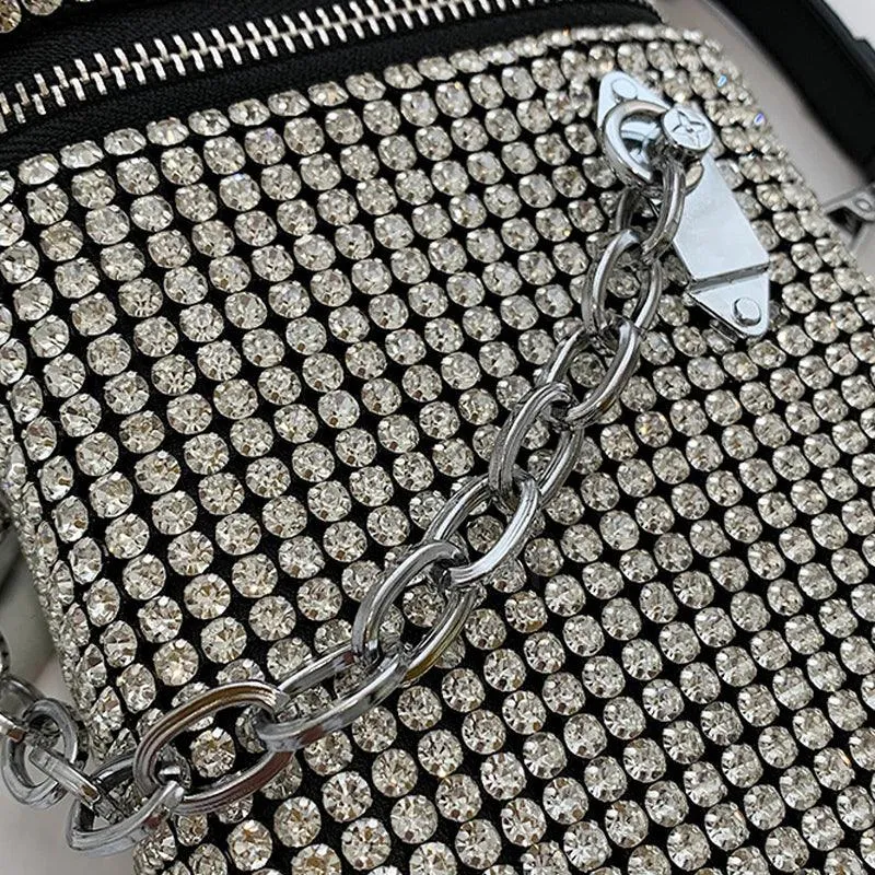 Personalized Rhinestone Shiny All-Match Messenger Bag