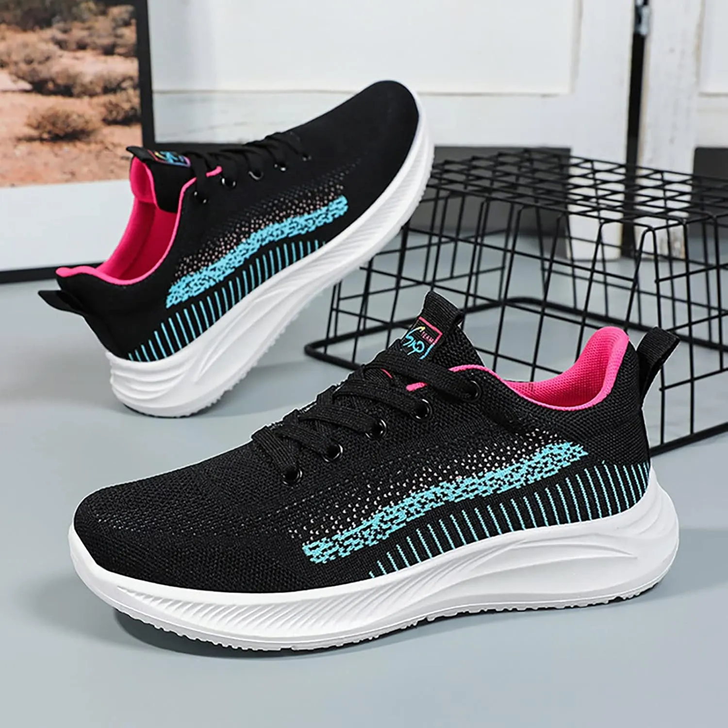 Platform Sneakers for Women High Top Walking Shoes Women Flat Feet Arch Support Wide Nursing Shoes Women Wide Toe Box Shoes Women Sneakers Zapatos De Trabajo para Mujer Antideslizante E Impermeables