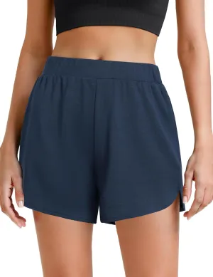 Quenteen Womens Sweat Shorts Summer Lounge Cotton Shorts Pj Bottoms Sleep Shorts