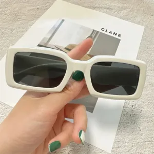Rectangle Vintage Popular Eyewear Sun Designer Fashion Female Square Retro New Sunglasses