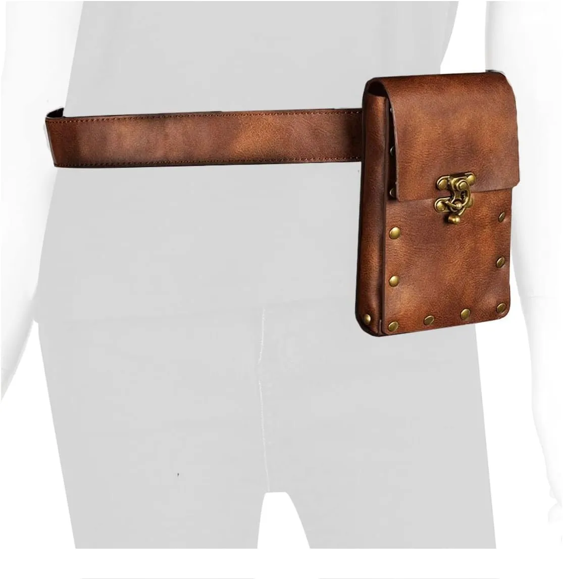 Renaissance Costume Retro Belt Pouch Steampunk Waist Bag Medieval Casual Daypack Gothic Festival Cosplay Halloween Accessory
