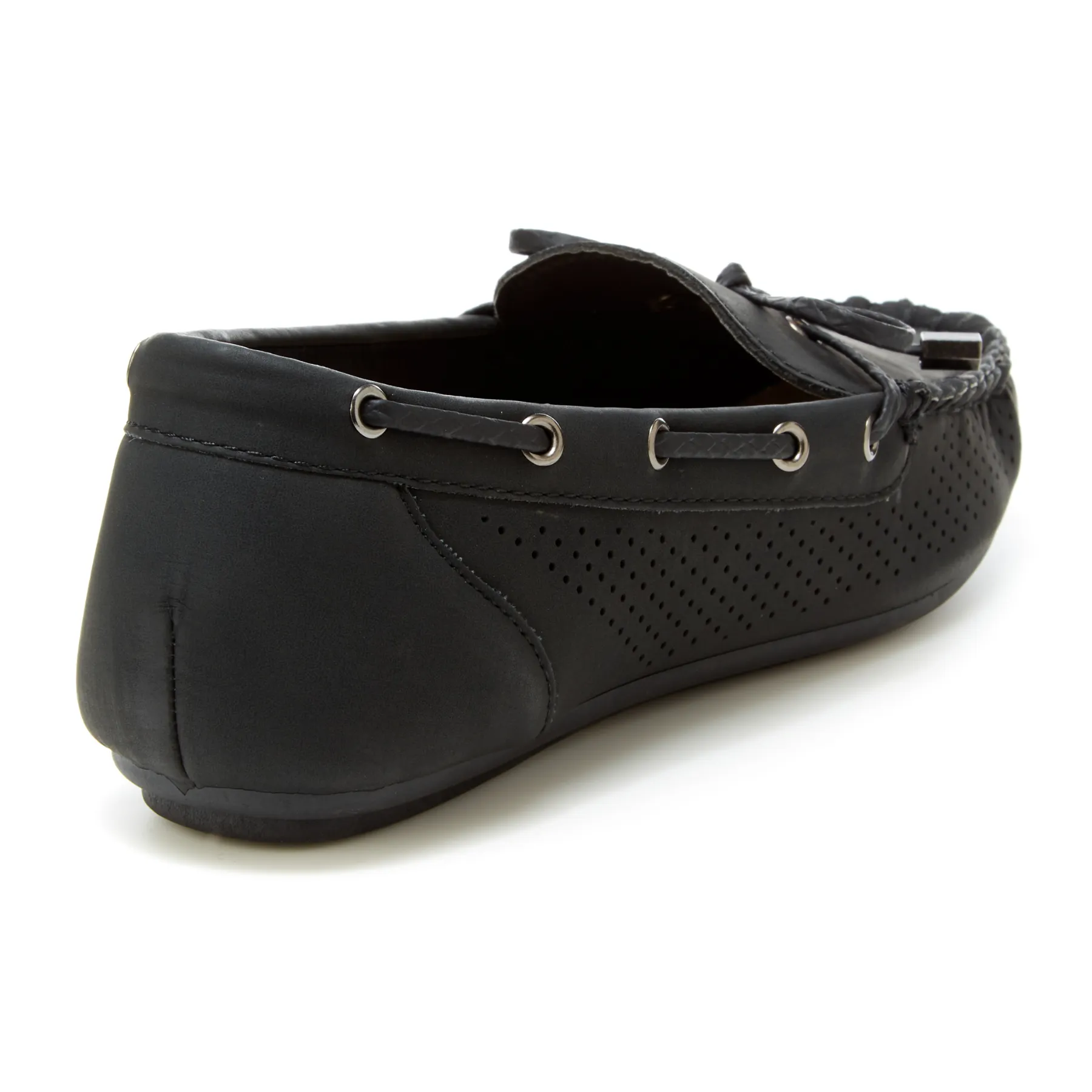 Round Toe Bow Tie Loafers (Noelia)