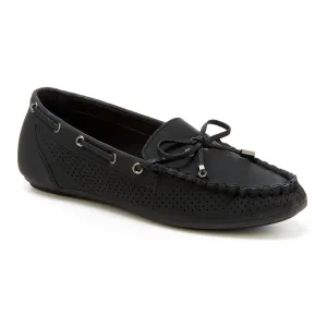 Round Toe Bow Tie Loafers (Noelia)