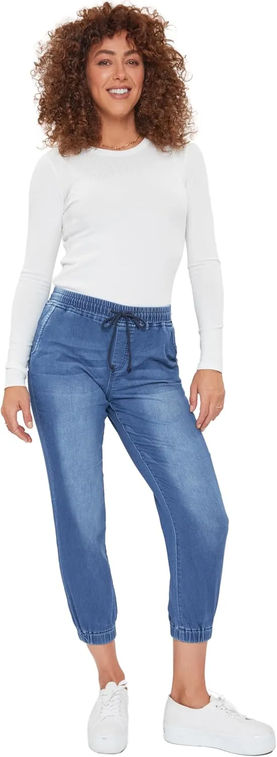 Royalty For Me Womens Women's Petite Ankle Loungewear Jogger