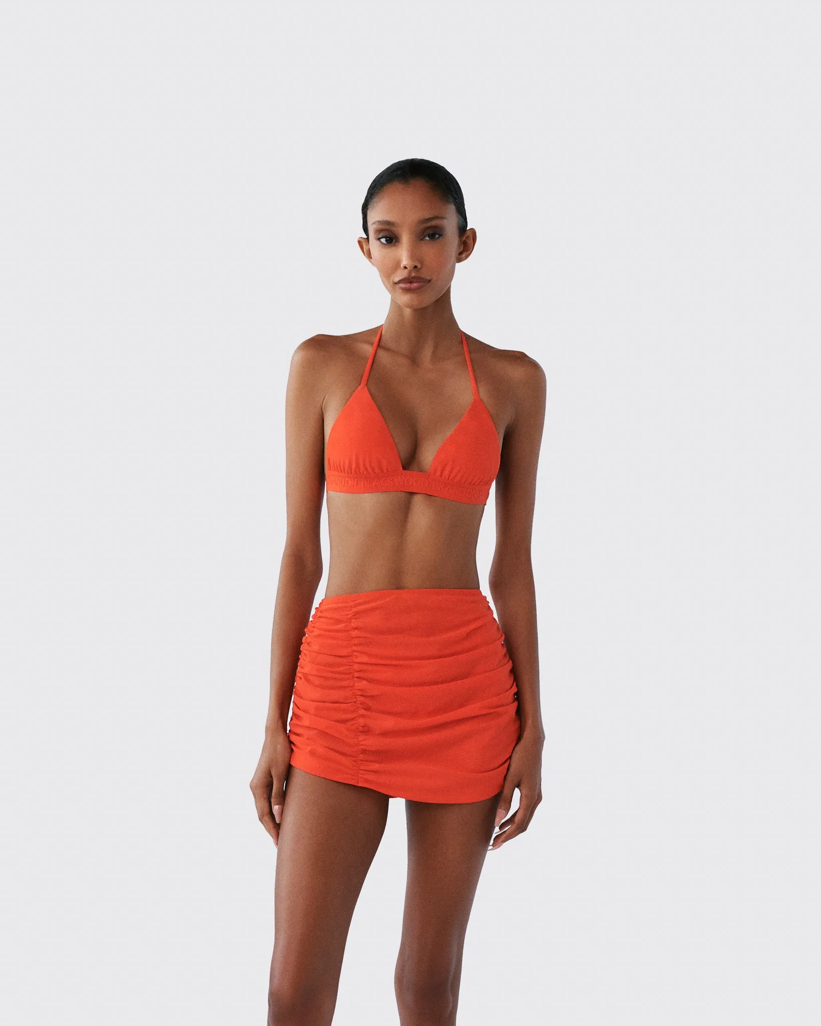 Ruched Swim Skirt