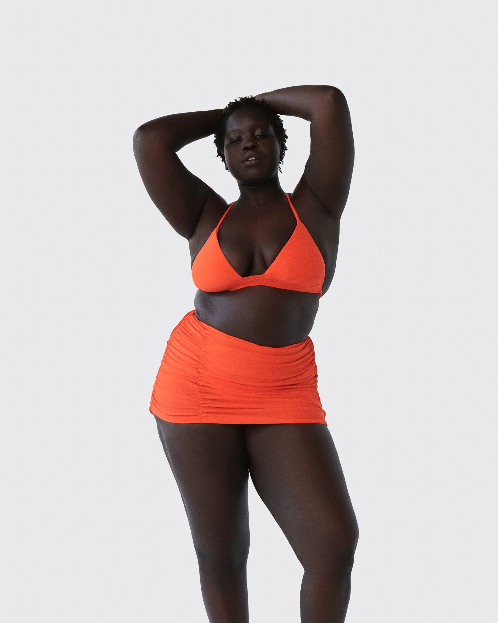 Ruched Swim Skirt