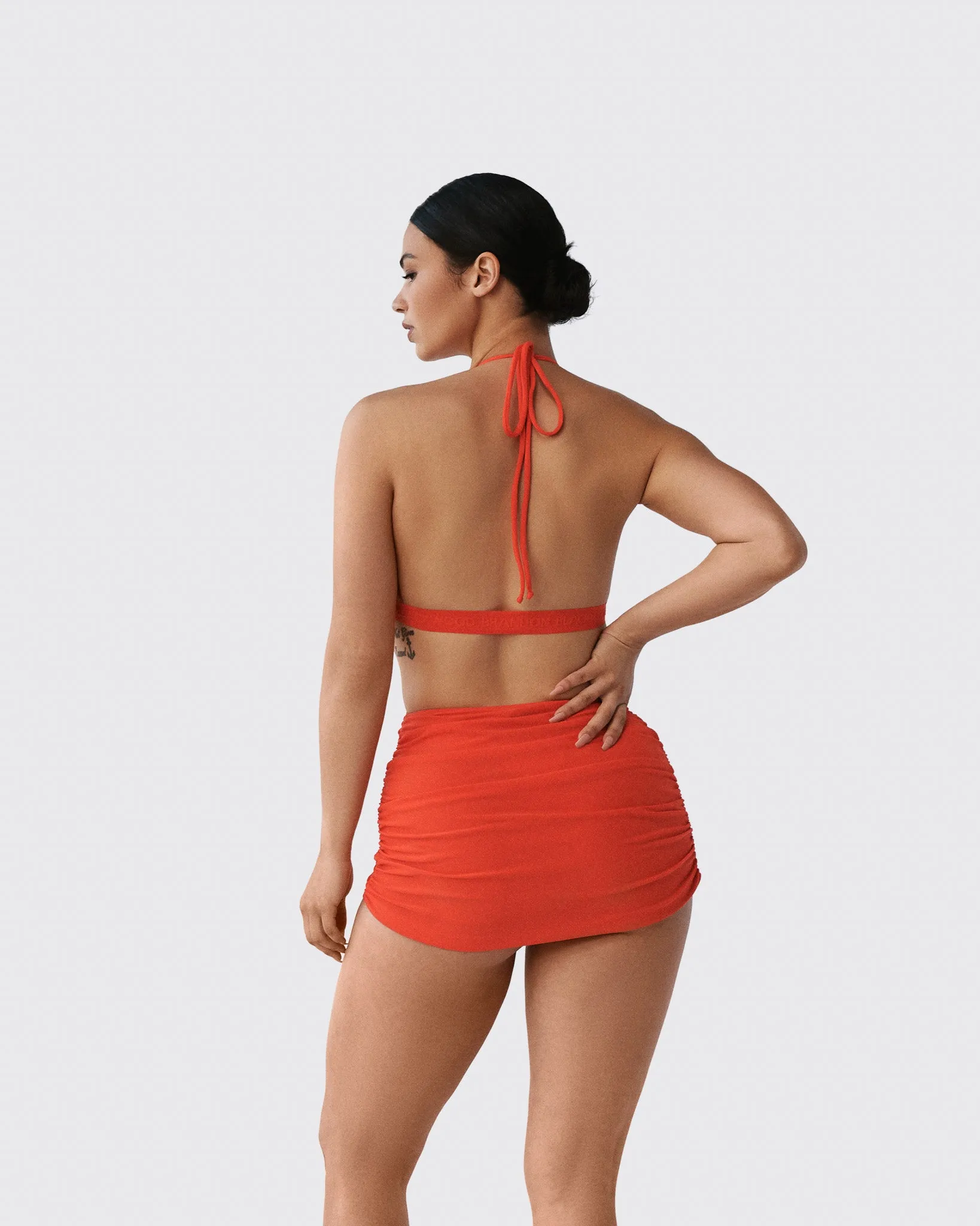 Ruched Swim Skirt