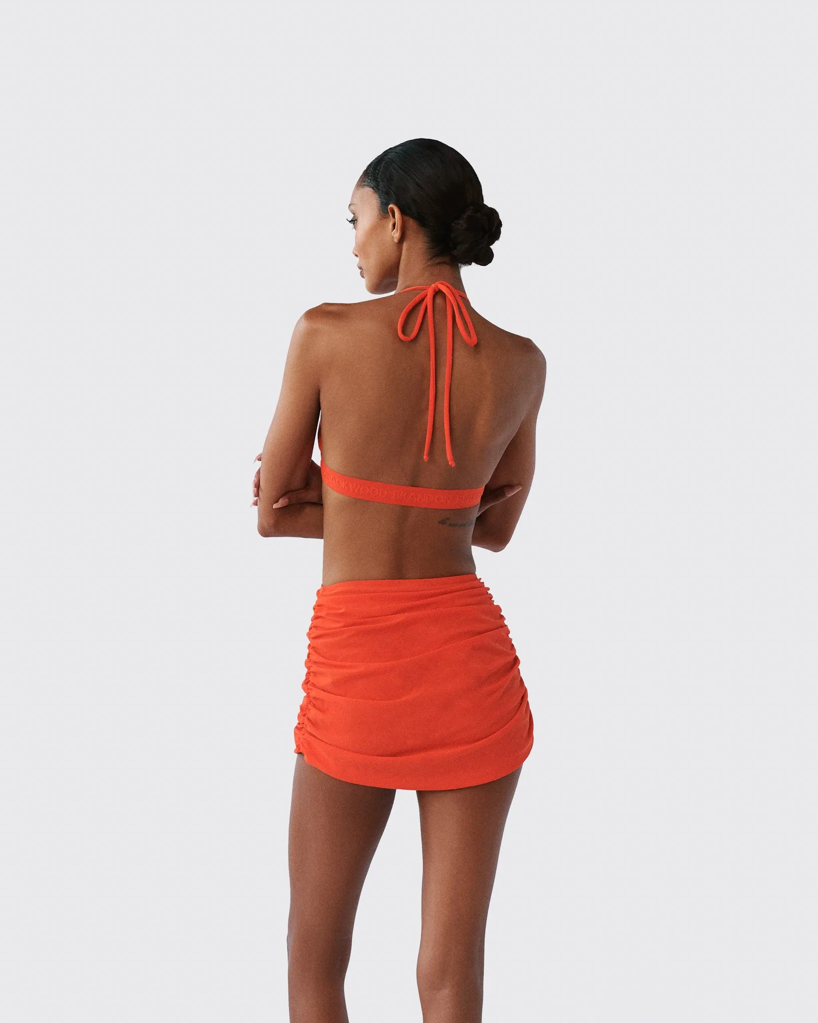 Ruched Swim Skirt