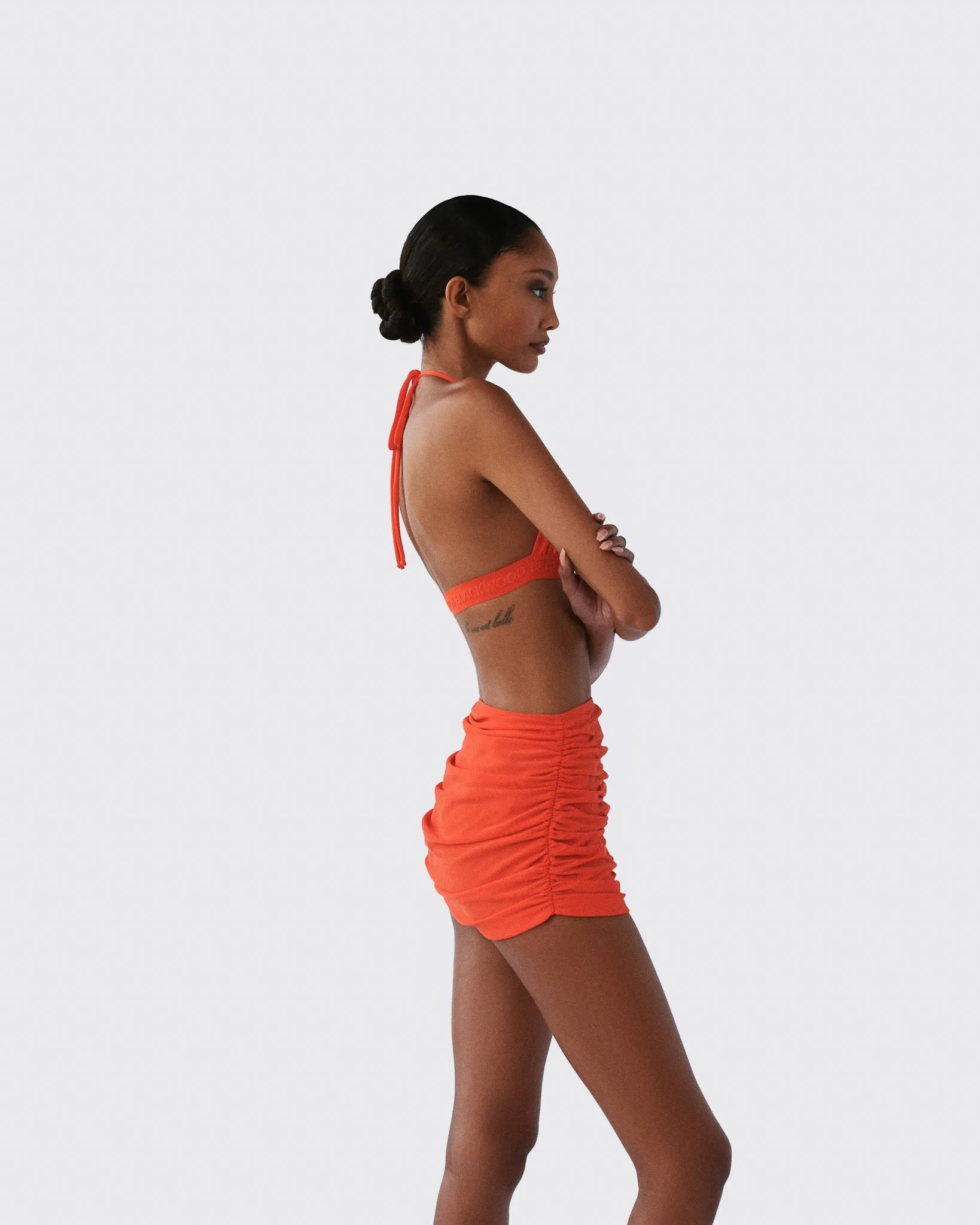 Ruched Swim Skirt