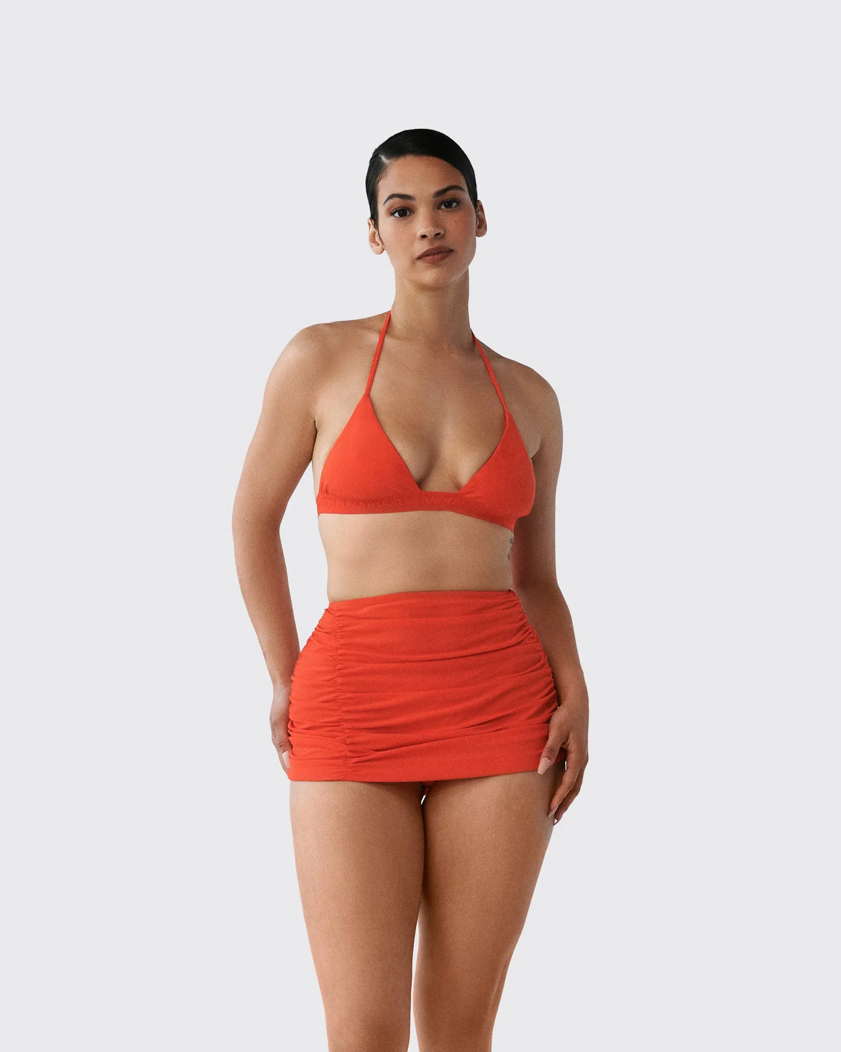 Ruched Swim Skirt