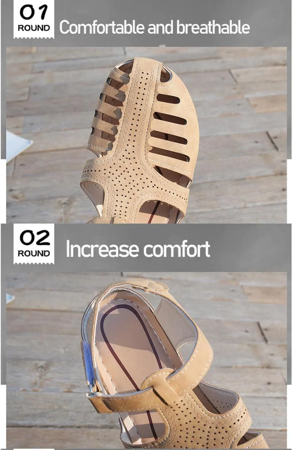 SBGMoSJ Ortho Dressy Sandals for Women Womens Orthopedic Flip Flops Wide Womens Summer Shoes White Women Comfort Sandals Walking Shoes Women Office Comfortable Sandals Women Huarache