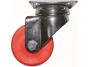 Shepherd Hardware 2-Inch Color Designer Casters, Cherry 2-Pack