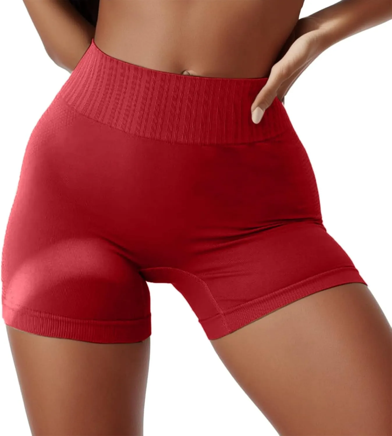 Short Shorts for Women Women's High Stretch Workout Shorts Tummy Control Running Biker Yoga Shorts with High Waisted Shorts