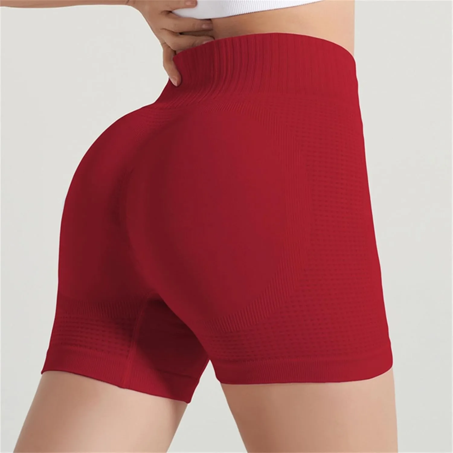 Short Shorts for Women Women's High Stretch Workout Shorts Tummy Control Running Biker Yoga Shorts with High Waisted Shorts