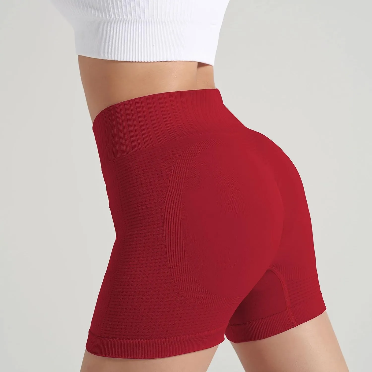 Short Shorts for Women Women's High Stretch Workout Shorts Tummy Control Running Biker Yoga Shorts with High Waisted Shorts