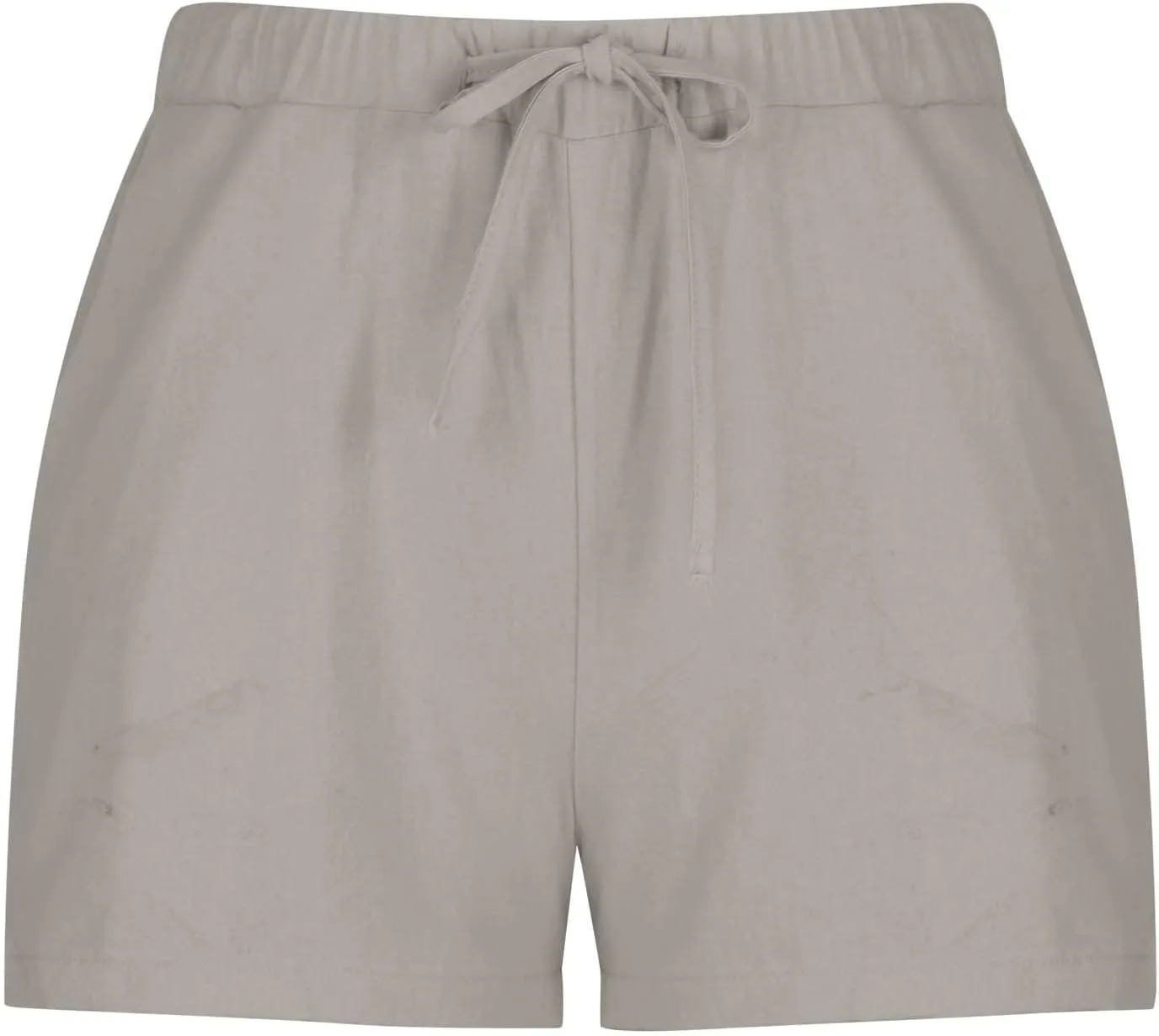 Shorts for Women 2025 Trendy Linen Shorts Casual Summer Plus Size Beach Shorts with Pockets Comfy Wide Leg Shorts