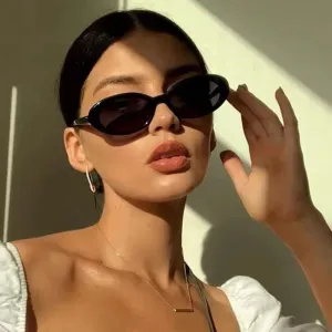 Small Classic Vintage Rectangle Retro Women Square Fashion Brand Sunglasses