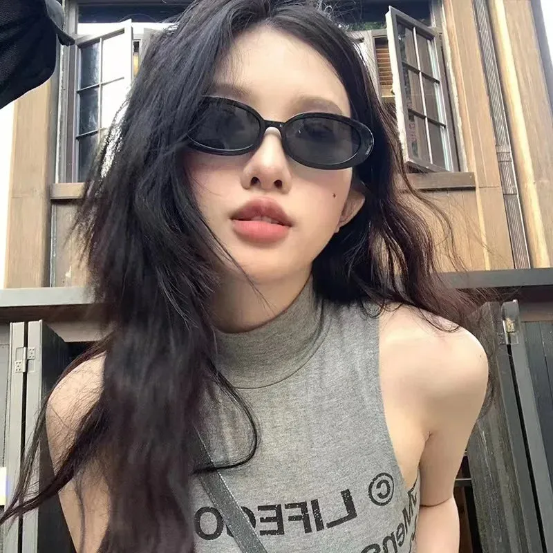 Small Classic Vintage Rectangle Retro Women Square Fashion Brand Sunglasses