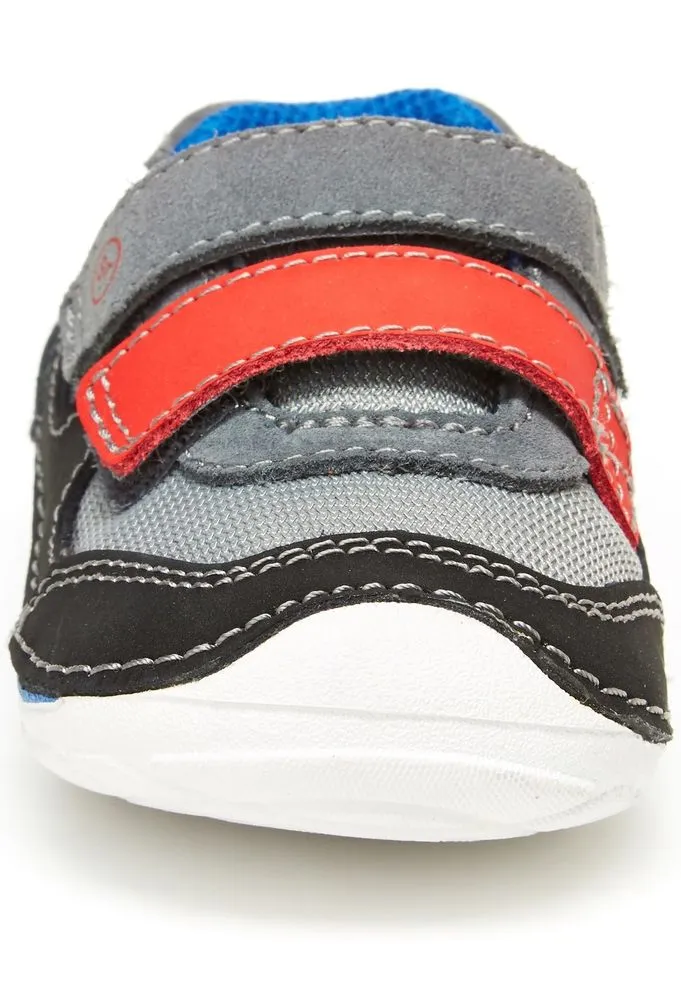 Stride Rite Soft Motion Grey/Black Mason Baby/Toddler Shoe