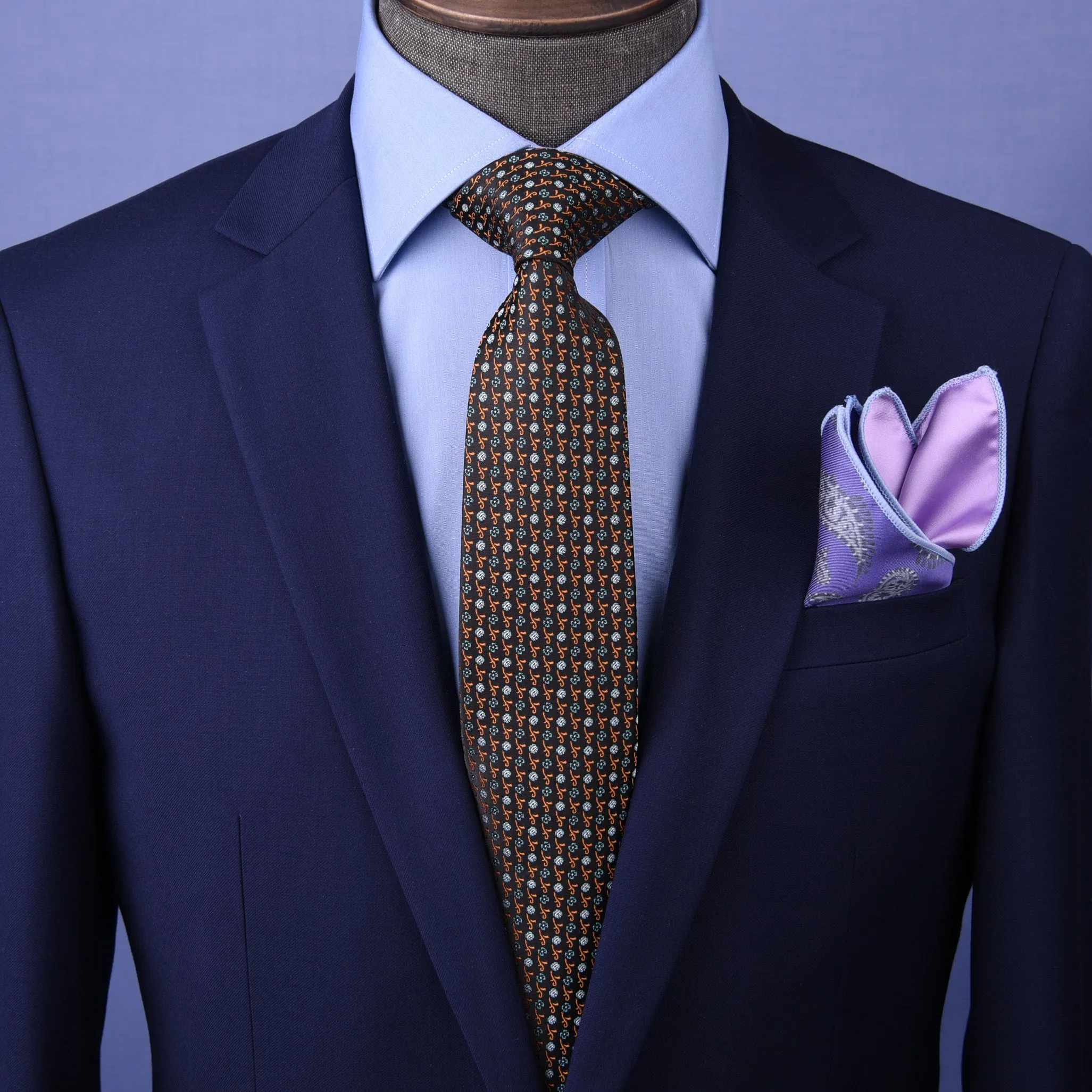 Stylish Italian Pattern 3" Necktie Business Formal Elegance For Smart Men's Ego