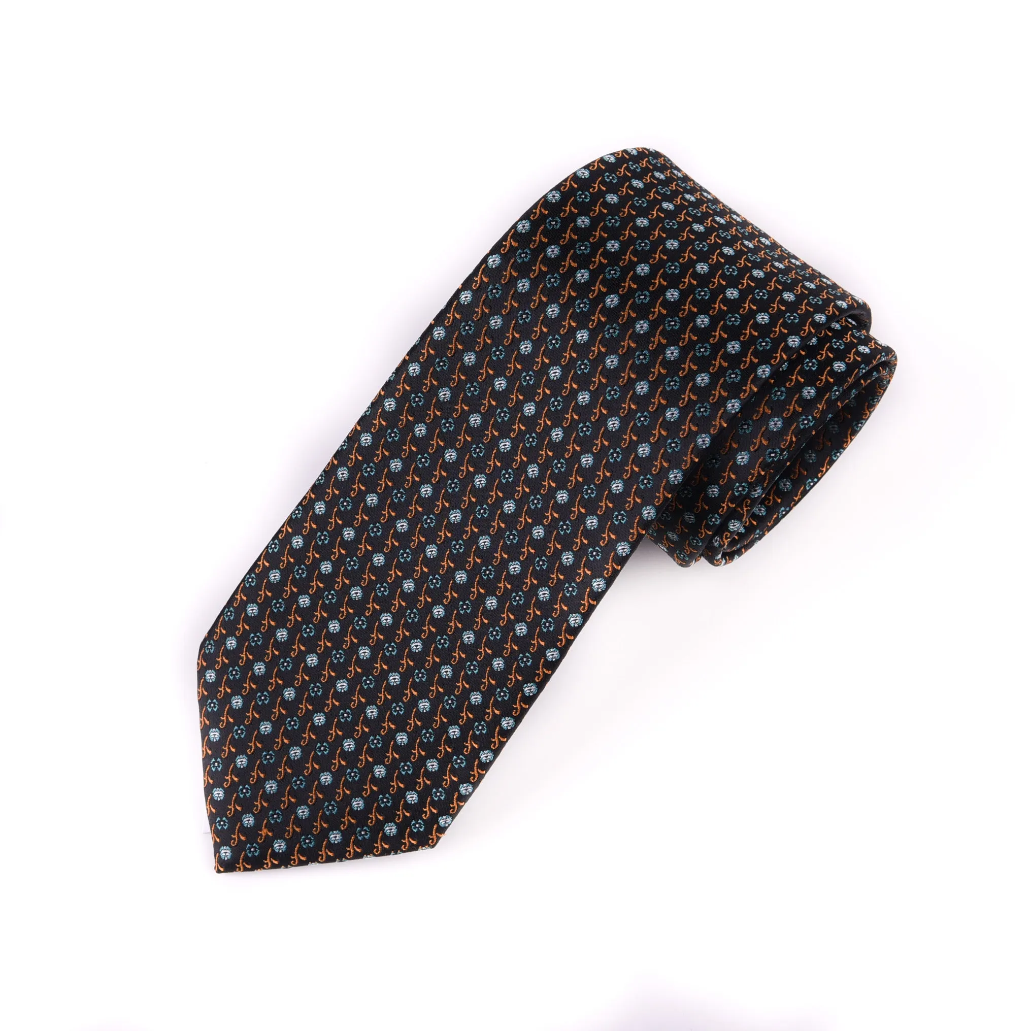 Stylish Italian Pattern 3" Necktie Business Formal Elegance For Smart Men's Ego