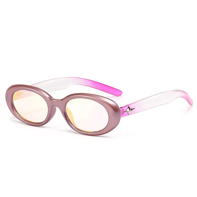 Sun Square Rectangle Retro Anti-Glare Vintage Female Shades Brand Eyewear Women Fashion Small Sunglasses