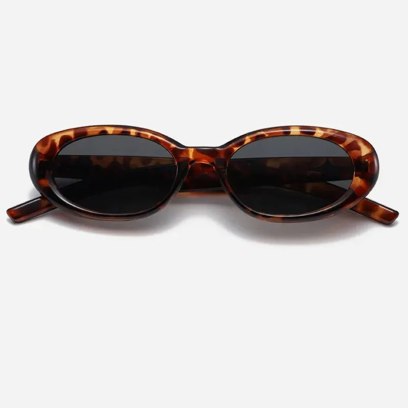 Sun Square Rectangle Retro Anti-Glare Vintage Female Shades Brand Eyewear Women Fashion Small Sunglasses