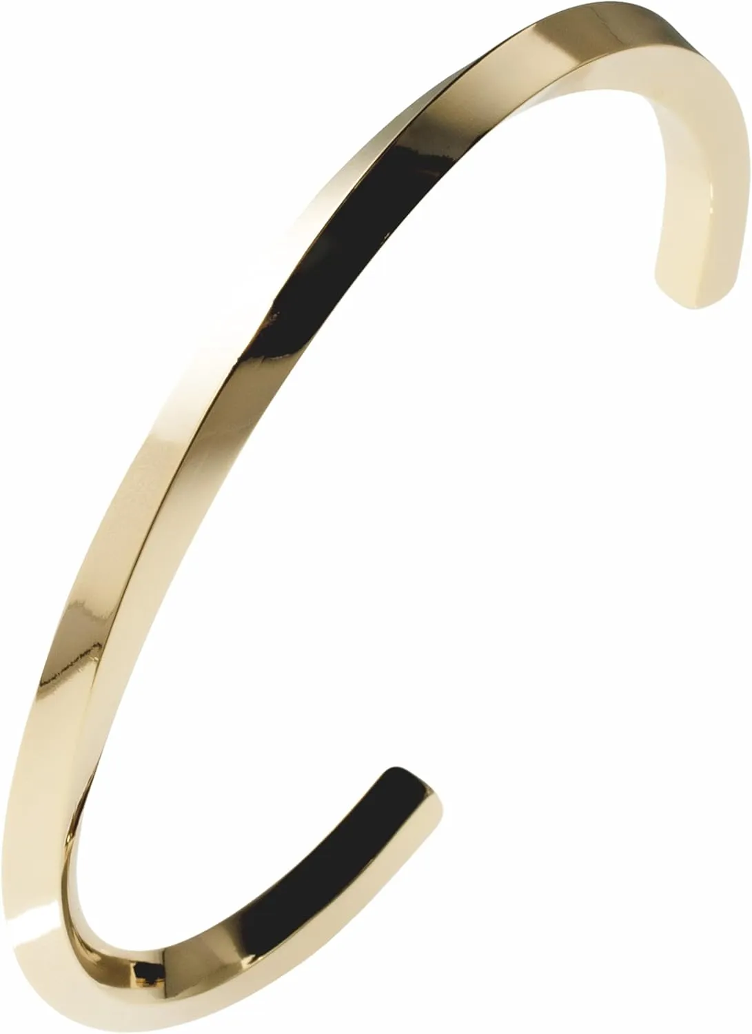 TAVARAT] Cuff Bracelet for men bangle brass twisted Tps-175